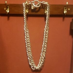 Ralph Lauren Silvertone necklace